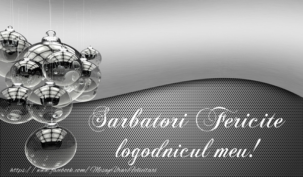 Felicitari de Craciun pentru Logodnic - Sarbatori fericite logodnicul meu!