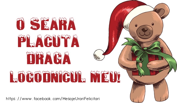 Felicitari de Craciun pentru Logodnic - O seara placuta draga logodnicul meu!