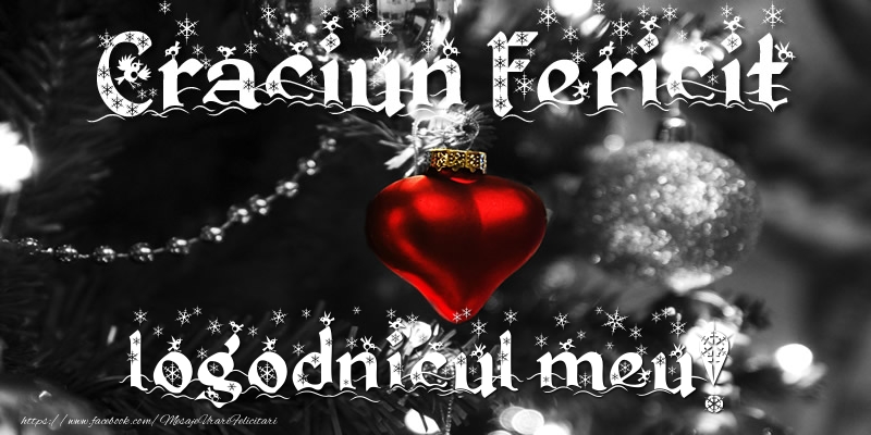 Felicitari de Craciun pentru Logodnic - Craciun Fericit logodnicul meu!