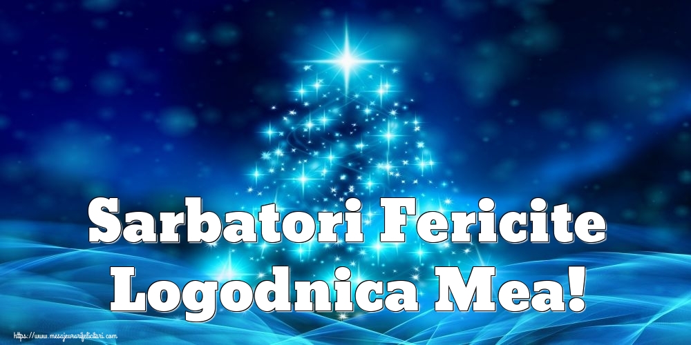 Felicitari de Craciun pentru Logodnica - Sarbatori Fericite logodnica mea!
