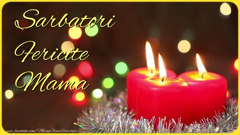 Felicitari de Craciun pentru Mama - Sarbatori Fericite mama