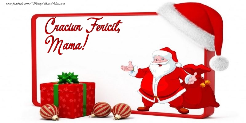 Felicitari de Craciun pentru Mama - Craciun Fericit, mama