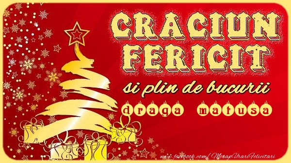 Felicitari de Craciun pentru Matusa - Craciun Fericit si plin de bucurii draga matusa