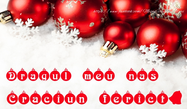 Felicitari de Craciun pentru Nas - Dragul meu nas Craciun Fericit!