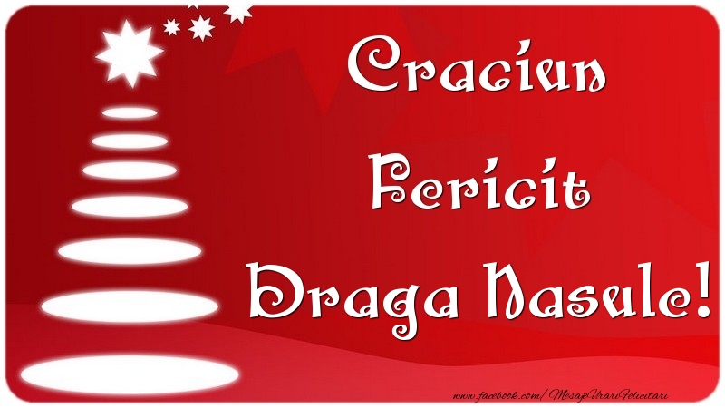 Felicitari de Craciun pentru Nas - Craciun Fericit draga nasule
