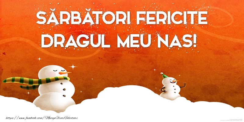 Felicitari de Craciun pentru Nas - Sărbători Fericite dragul meu nas!