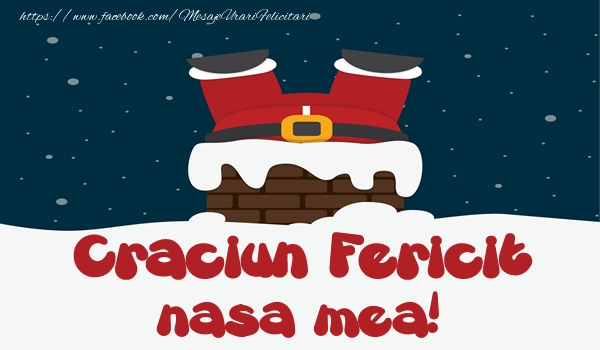 Felicitari de Craciun pentru Nasa - Craciun Fericit nasa mea!