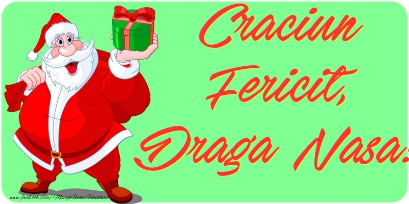 Felicitari de Craciun pentru Nasa - Craciun Fericit, draga nasa