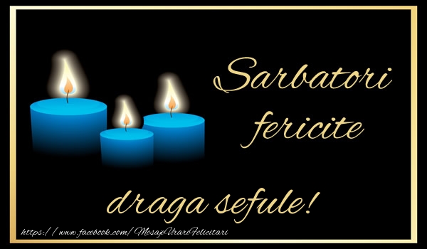 Felicitari de Craciun pentru Sef - Sarbatori fericite draga sefule!