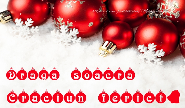 Felicitari de Craciun pentru Soacra - Draga soacra Craciun Fericit!