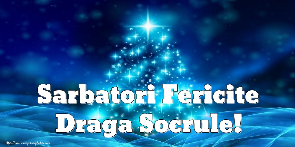 Felicitari de Craciun pentru Socru - Sarbatori Fericite draga socrule!
