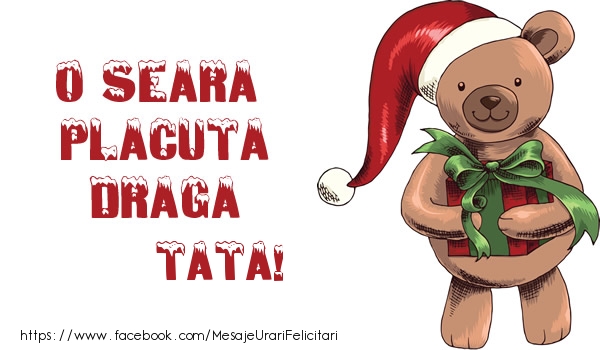 Felicitari de Craciun pentru Tata - O seara placuta draga tata!