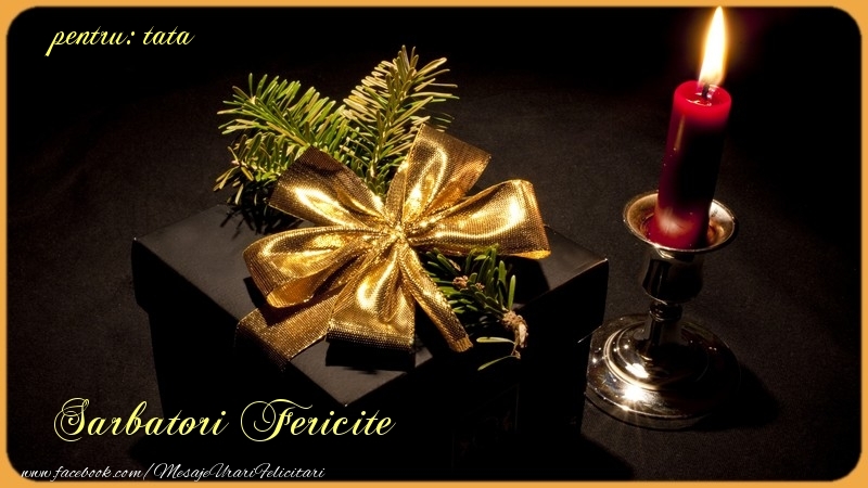 Felicitari de Craciun pentru Tata - Sarbatori Fericite tata