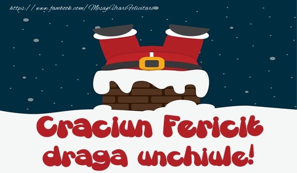 Felicitari de Craciun pentru Unchi - Craciun Fericit draga unchiule!