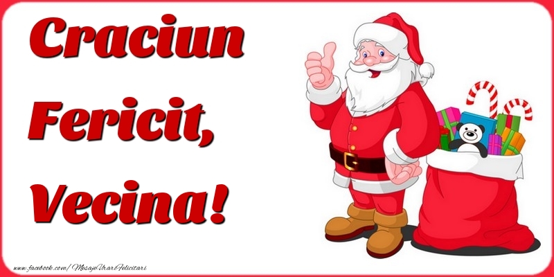 Felicitari de Craciun pentru Vecina - Craciun Fericit, vecina