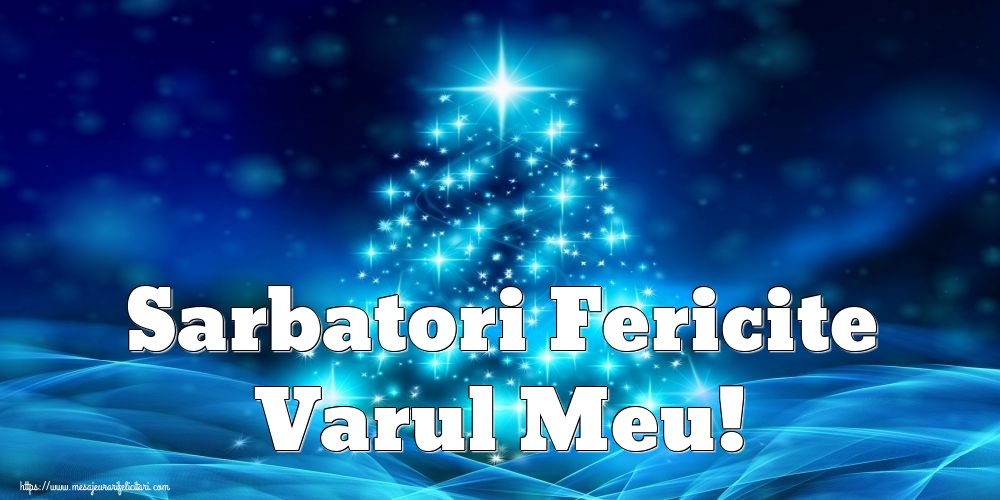 Felicitari de Craciun pentru Verisor - Sarbatori Fericite varul meu!