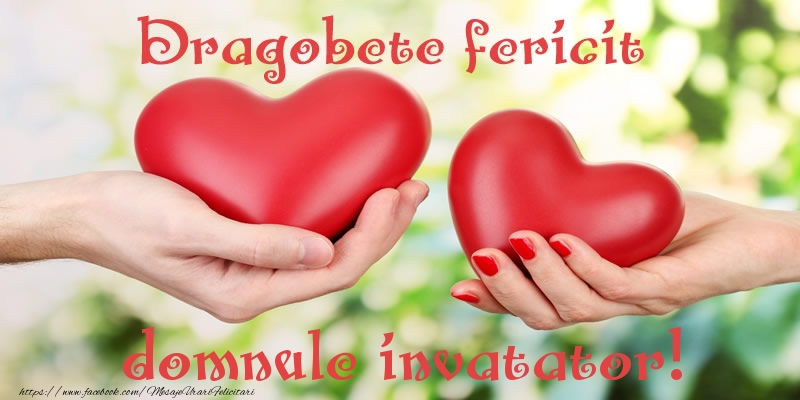 Felicitari de Dragobete pentru Invatator - Dragobete fericit domnule invatator!