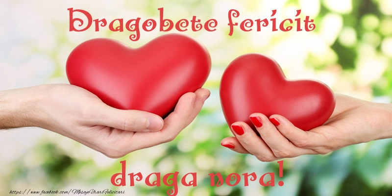 Felicitari de Dragobete pentru Nora - Dragobete fericit draga nora!