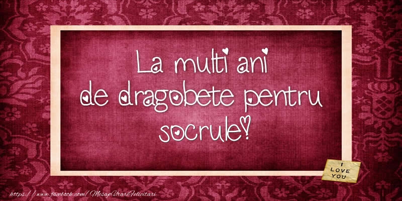 Felicitari de Dragobete pentru Socru - La multi ani de dragobete pentru socrule!
