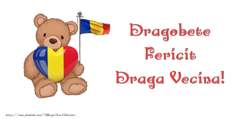 Felicitari de Dragobete pentru Vecina - Dragobete Fericit draga vecina!