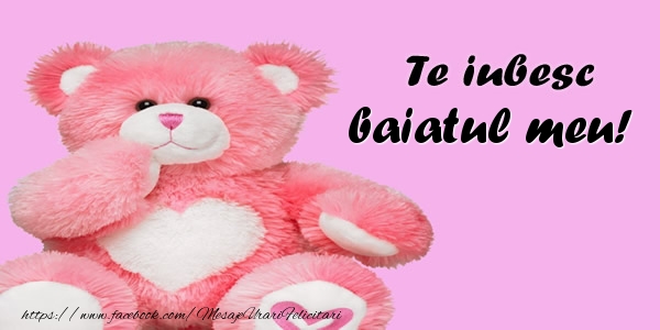 Felicitari de dragoste pentru Baiat - Te iubesc baiatul meu!