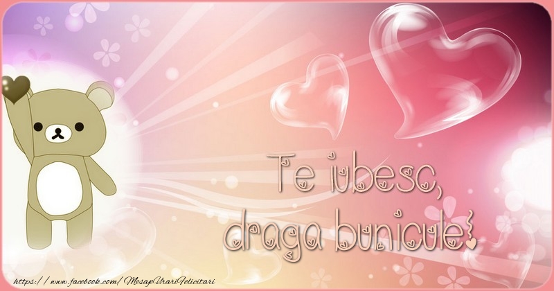 Felicitari de dragoste pentru Bunic - Te iubesc, draga bunicule!