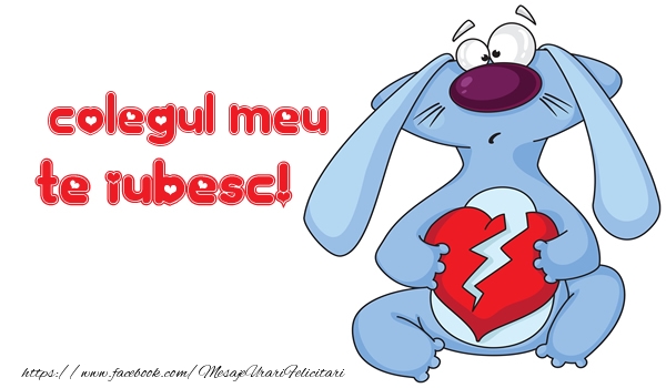 Felicitari de dragoste pentru Coleg - Te iubesc colegul meu!