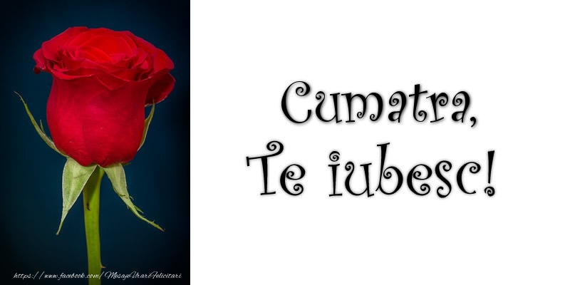 Felicitari de dragoste pentru Cumatra - Cumatra Te iubesc!