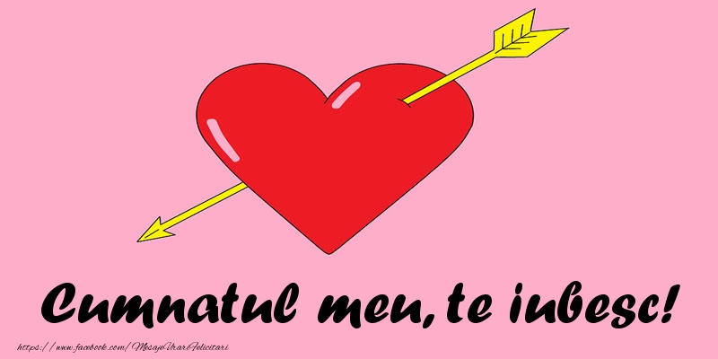 Felicitari de dragoste pentru Cumnat - Cumnatul meu, te iubesc!