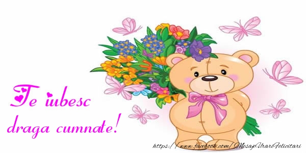 Felicitari de dragoste pentru Cumnat - Te iubesc draga cumnate!