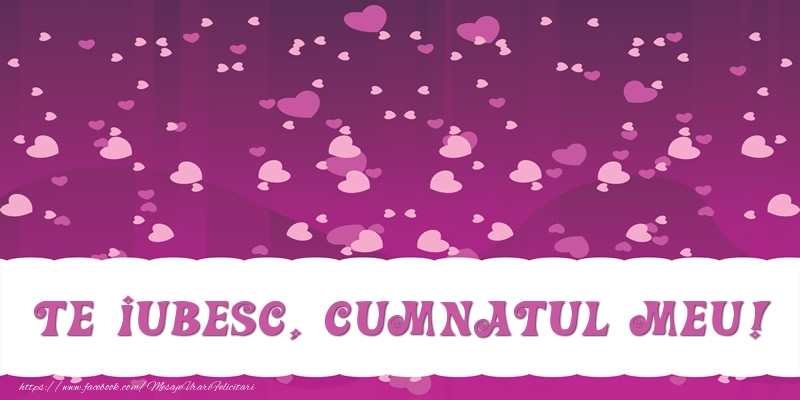 Felicitari de dragoste pentru Cumnat - Te iubesc, cumnatul meu!