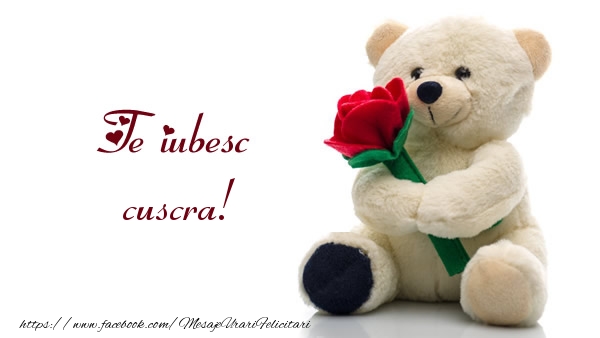Felicitari de dragoste pentru Cuscra - Te iubesc cuscra!