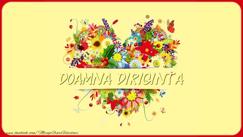 Felicitari de dragoste pentru Diriginta - Nume in inima doamna diriginta