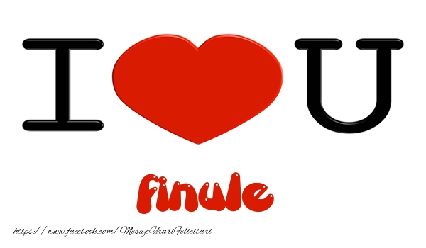Felicitari de dragoste pentru Fin - I love you finule