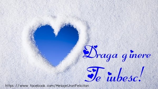 Felicitari de dragoste pentru Ginere - Draga ginere Te iubesc!