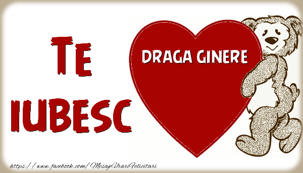 Felicitari de dragoste pentru Ginere - Te iubesc  draga ginere