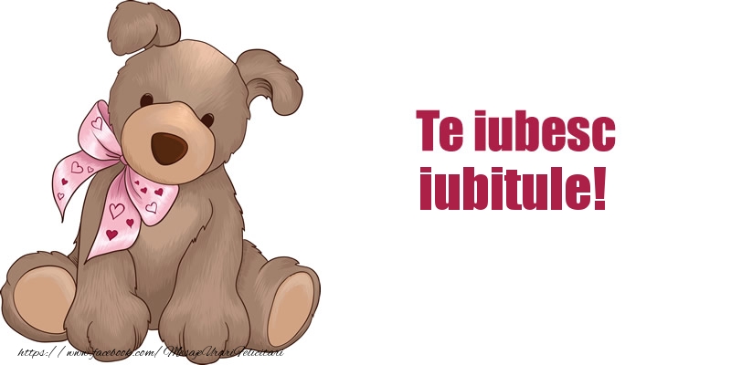 Felicitari de dragoste pentru Iubit - Te iubesc iubitule!