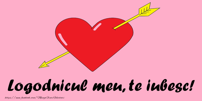Felicitari de dragoste pentru Logodnic - Logodnicul meu, te iubesc!