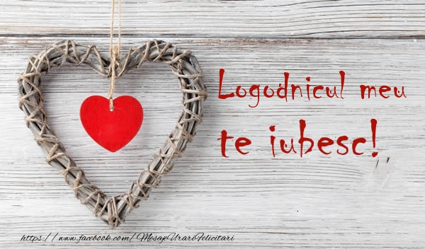 Felicitari de dragoste pentru Logodnic - Logodnicul meu, Te iubesc