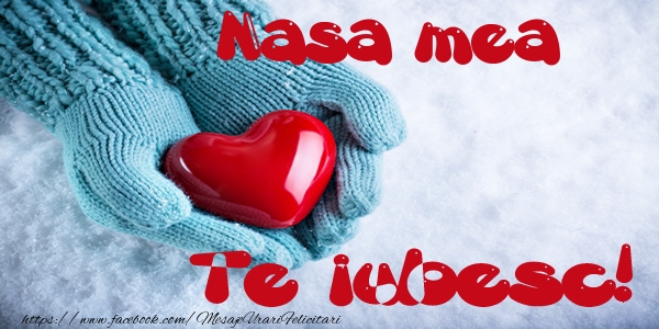 Felicitari de dragoste pentru Nasa - Nasa mea Te iubesc!