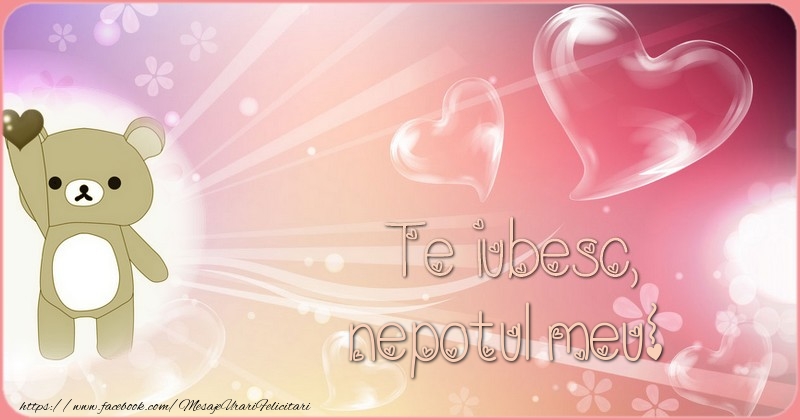 Felicitari de dragoste pentru Nepot - Te iubesc, nepotul meu!