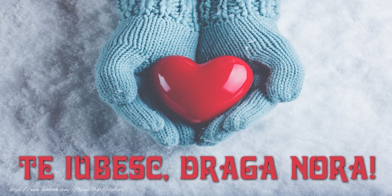 Felicitari de dragoste pentru Nora - TE IUBESC, draga nora!