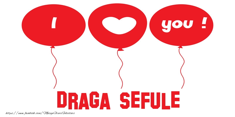 Felicitari de dragoste pentru Sef - I love you draga sefule!