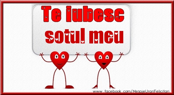 Felicitari de dragoste pentru Sot - Te iubesc sotul meu