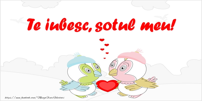 Felicitari de dragoste pentru Sot - Te iubesc, sotul meu!
