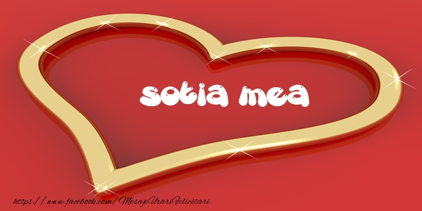 Felicitari de dragoste pentru Sotie - Love sotia mea