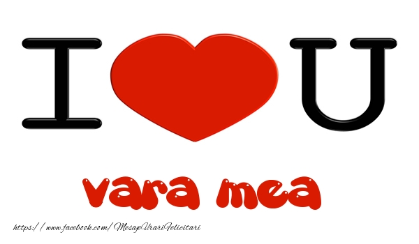 Felicitari de dragoste pentru Verisoara - I love you vara mea