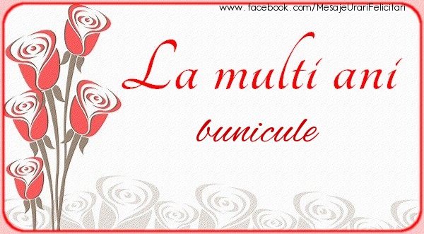 Felicitari de la multi ani pentru Bunic - La multi ani bunicule