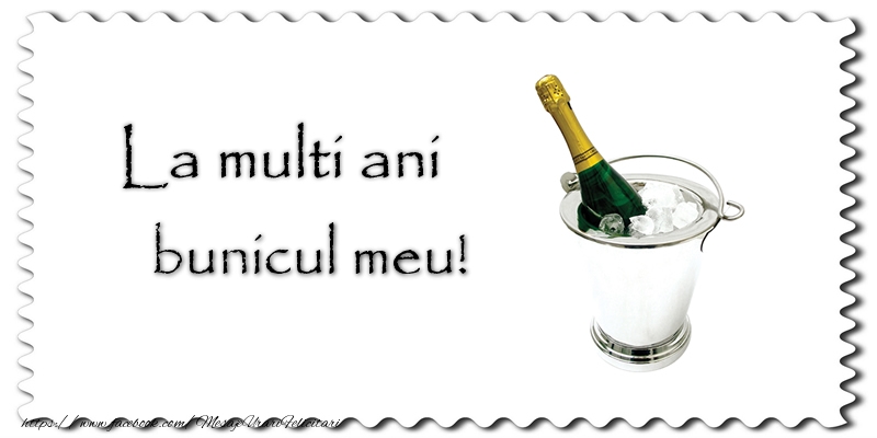 Felicitari de la multi ani pentru Bunic - La multi ani bunicul meu!