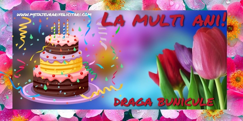 Felicitari de la multi ani pentru Bunic - La multi ani, draga bunicule!